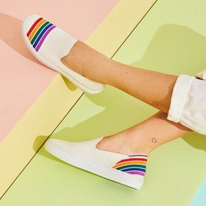 Rothy's San Fransisco Rainbow Sneakers 10